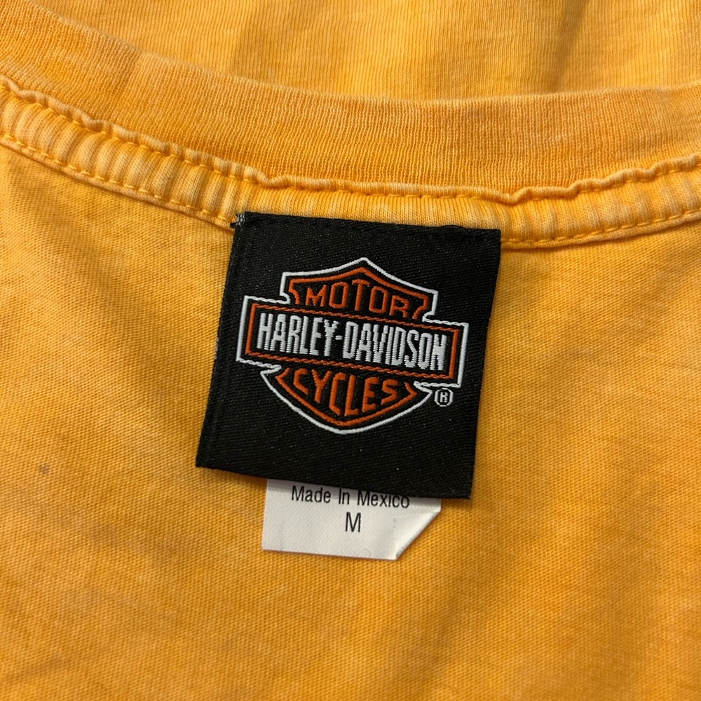 Harley-Davidson Women's Orange Graphic Tee - Picture 5 of 8